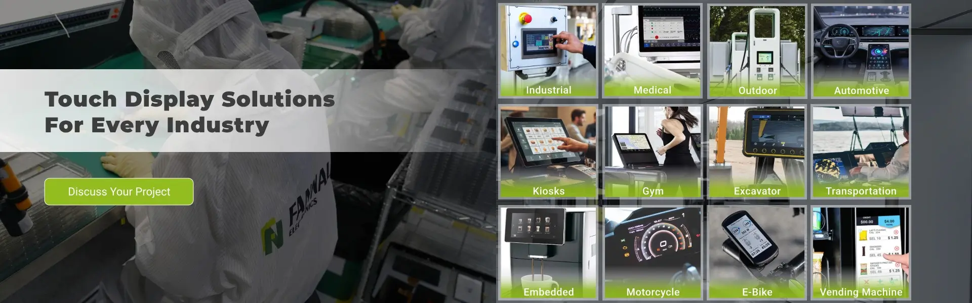Soluzioni display touch FANNAL
